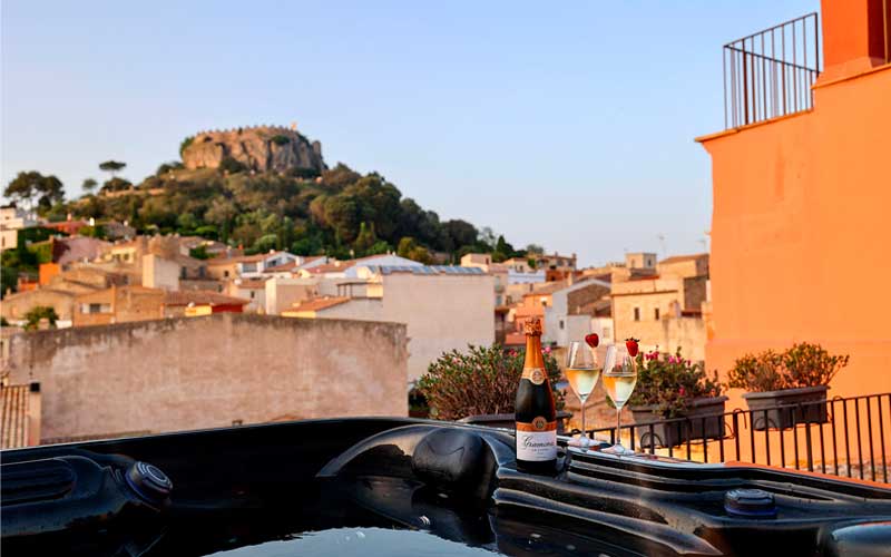 Hoteles para parejas con jacuzzi privado en casa Indiana