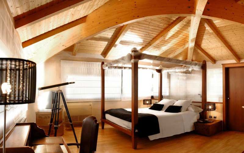 Lluvia de estrellas en suite con telescopio